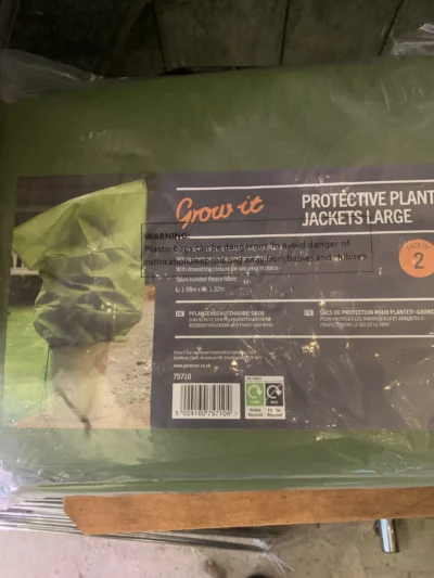 Frostcover (Protective Plant Jackets) 198 x 132 cm